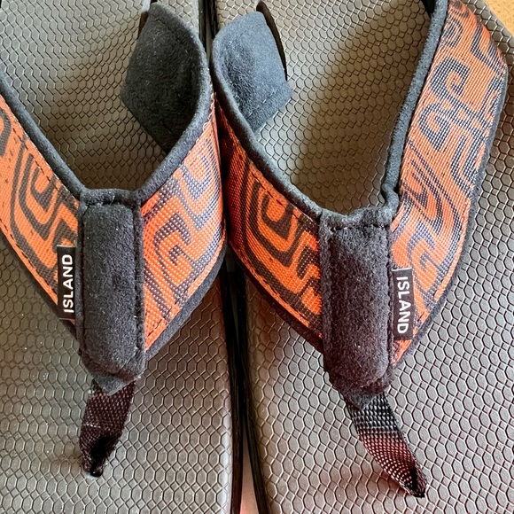 NWT Mens Hawaiian Flip Flop Sandals Mokulua by Island Slipper From Hawaii - Picture 6 of 10